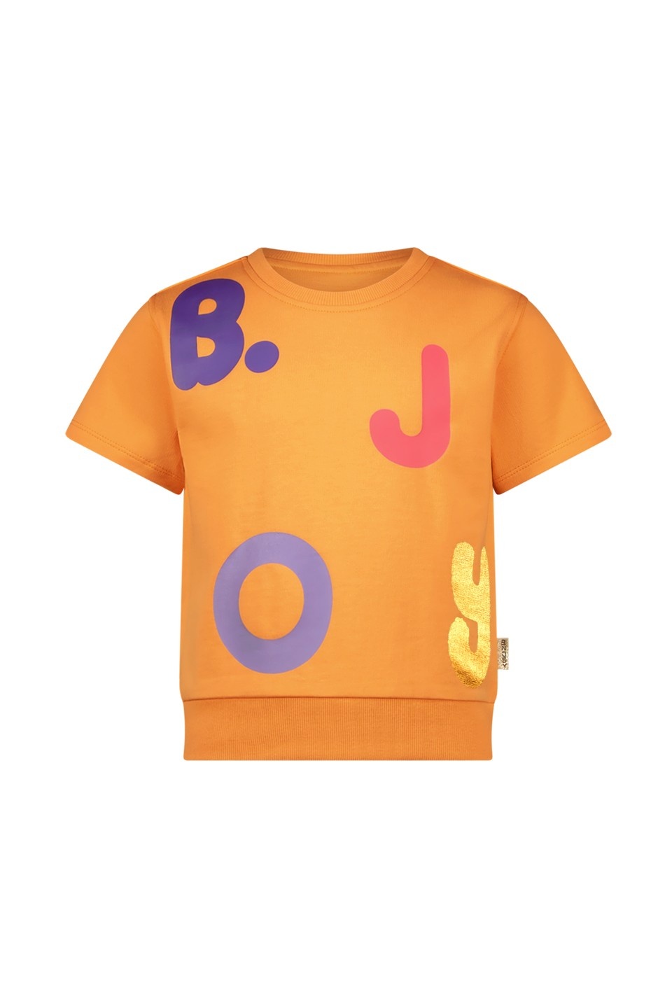 B.Nosy zomer sweat shirt meisjes - oranje - Sadie B.Nosy zomer sweat shirt meisjes - oranje - Sadie
