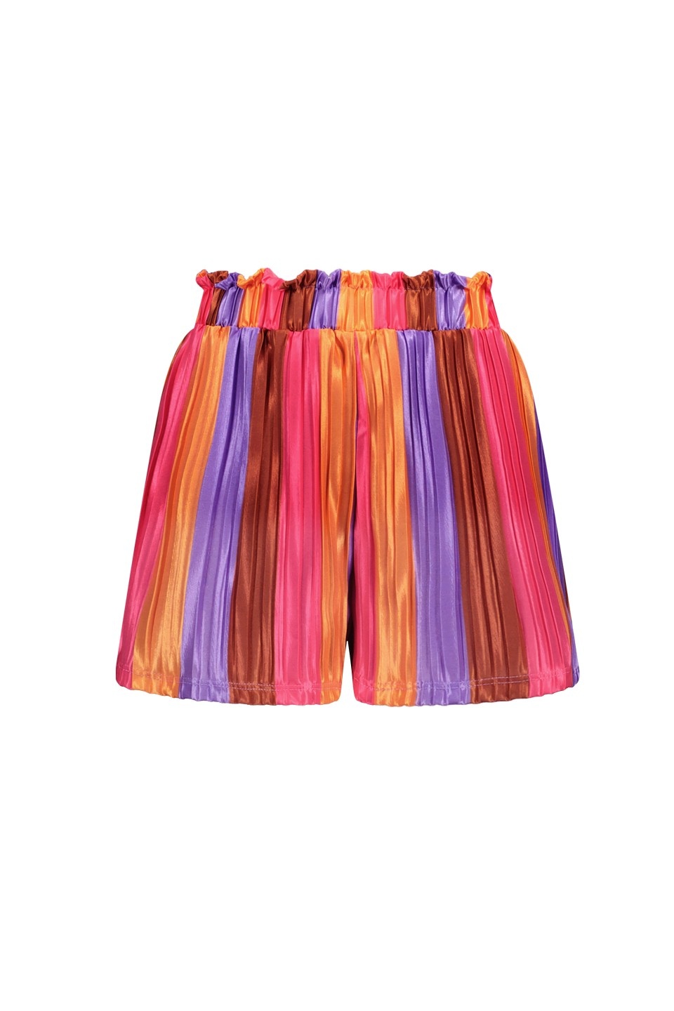 B.Nosy zomer short meisjes - multi fab streep - plissee - Philou B.Nosy zomer short meisjes - multi fab streep - plissee - Philou