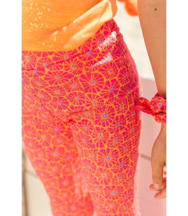 B.Nosy zomer flair broek meisjes - fabulous roze AOP - Pepper