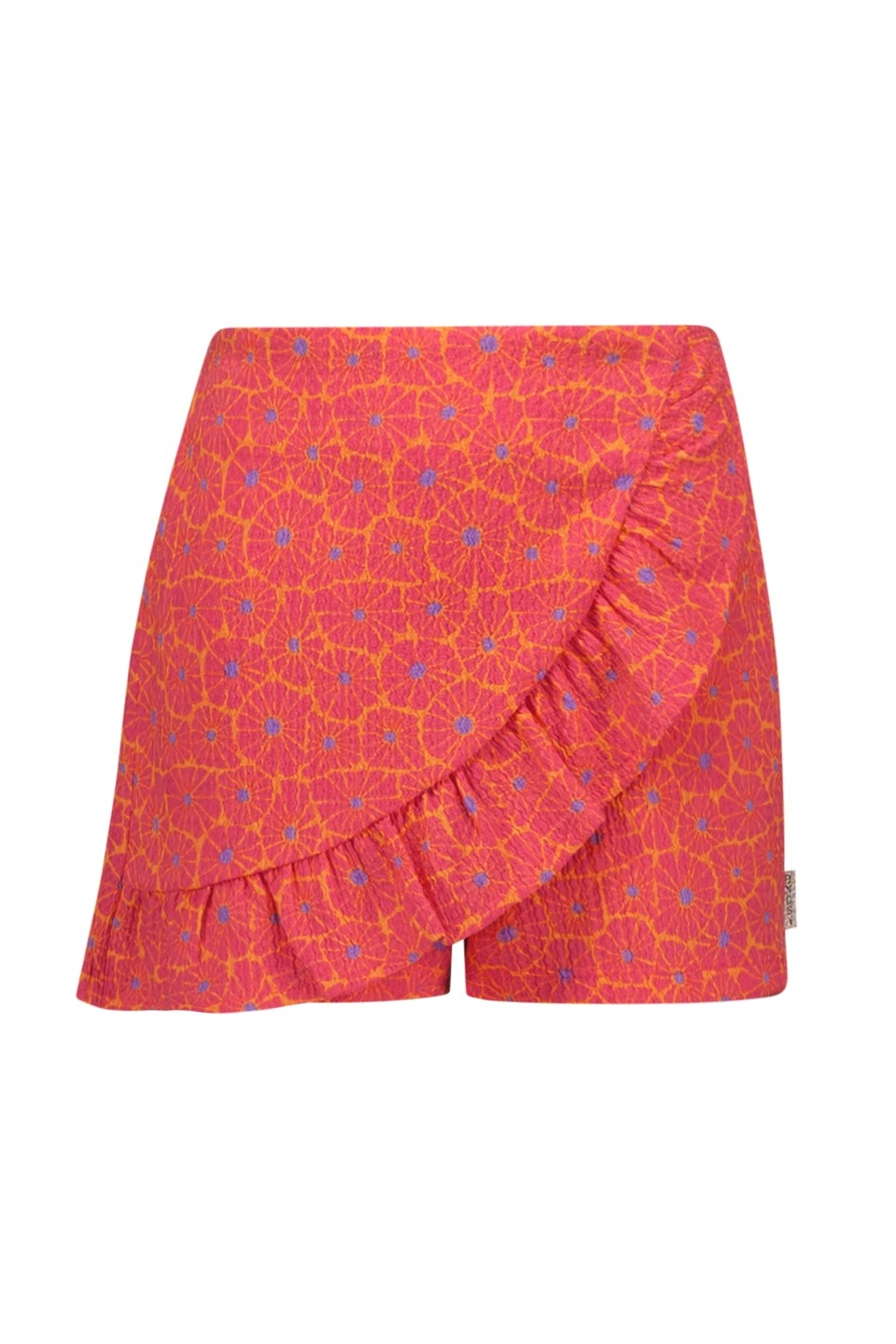 B.Nosy zomer skort meisjes - fabulous roze AOP - Raven B.Nosy zomer skort meisjes - fabulous roze AOP - Raven