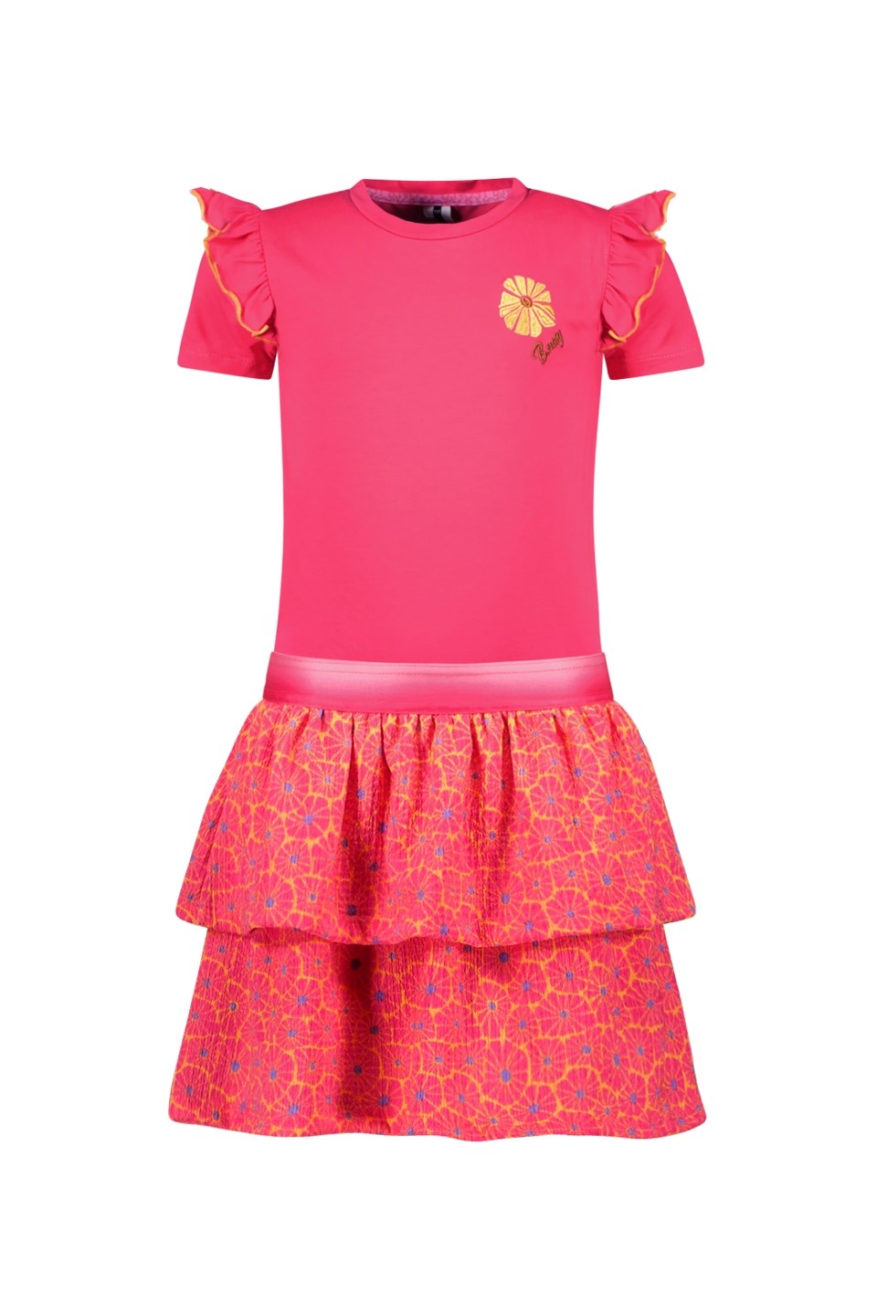 B.Nosy zomer jurk meisjes - fandango roze - Dua B.Nosy zomer jurk meisjes - fandango roze - Dua