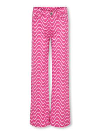 Kids ONLY zomer broek meisjes - roze, bootcut fit - Kogagnete Kids ONLY zomer broek meisjes - roze, bootcut fit - Kogagnete