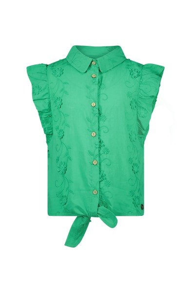 Like Flo zomer blouse meisjes - zee groen - Cindy Like Flo zomer blouse meisjes - zee groen - Cindy