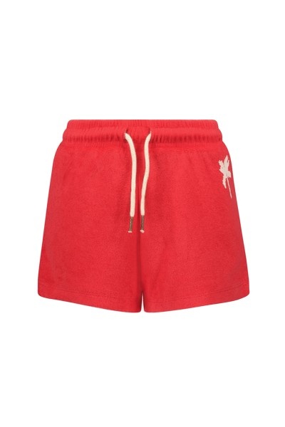 Like Flo zomer short meisjes - chili rood - badstof - Faye Like Flo zomer short meisjes - chili rood - badstof - Faye