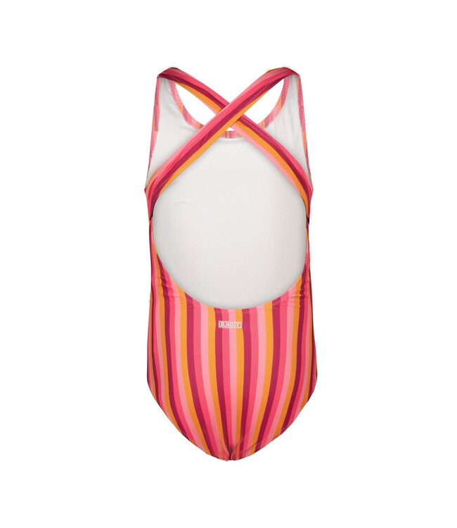 B.Nosy zomer badpak meisjes - K3 - roze, gestreept - Wila