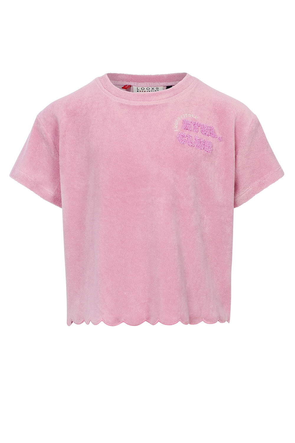 LOOXS Little Zomer top meisjes terry - roze LOOXS Little Zomer top meisjes terry - roze
