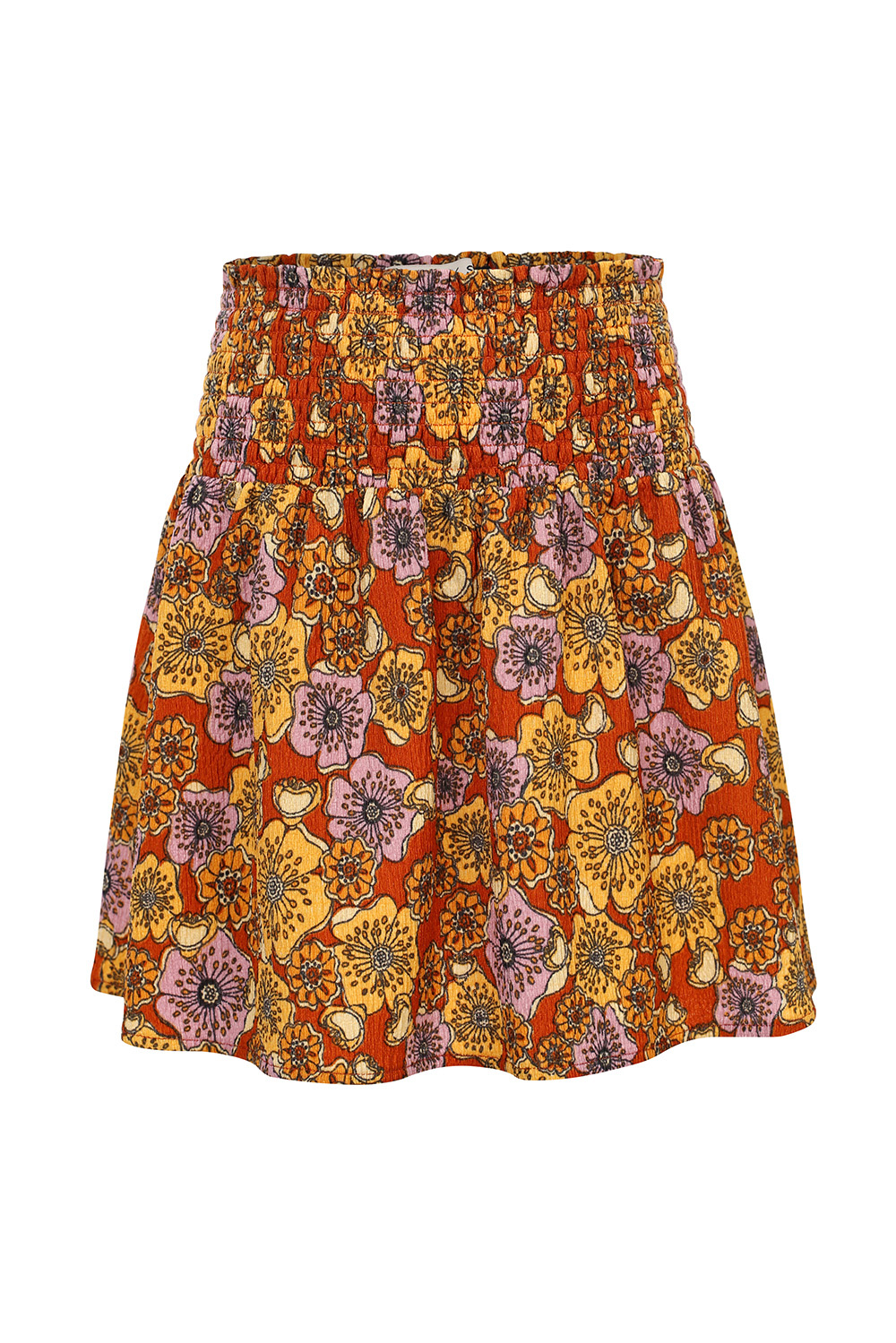 LOOXS Little Zomer rok meisjes crinkle - geel LOOXS Little Zomer rok meisjes crinkle - geel