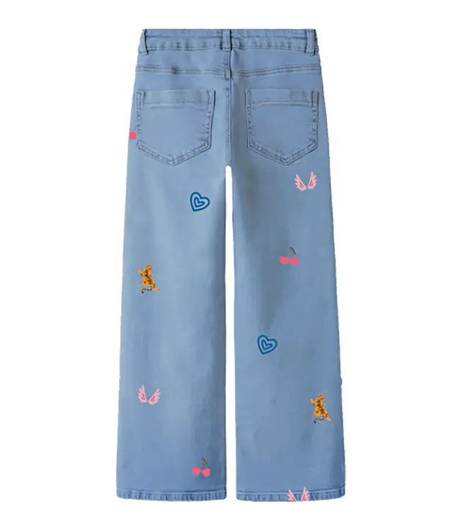 Name it Winter  jeans broek meisjes - licht blauw denim