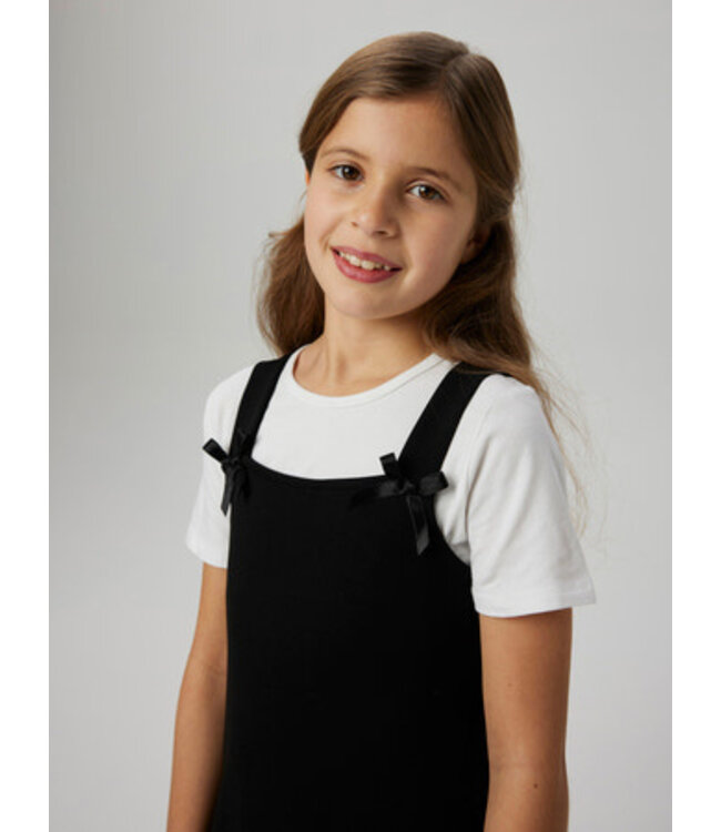 Name it zomer jurk meisjes - zwart - Nkftillone