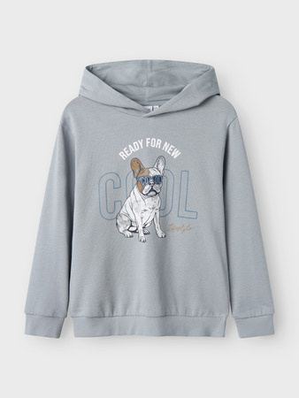 Name it zomer hoodie jongens - grijs - Nkmbedog Name it zomer hoodie jongens - grijs - Nkmbedog
