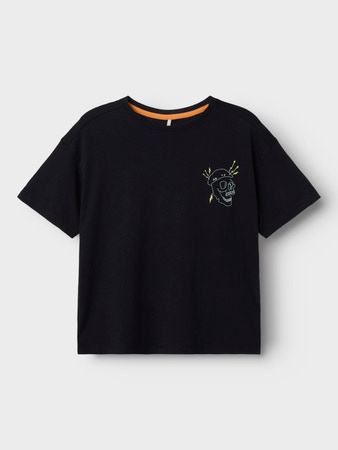 Name it zomer shirt jongens - zwart - boxy fit - Nkmpjayo Name it zomer shirt jongens - zwart - boxy fit - Nkmpjayo
