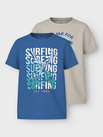 Name it zomer shirt jongens - wit - 2-pack - Nkmvux Name it zomer shirt jongens - wit - 2-pack - Nkmvux