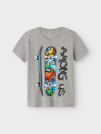Name it zomer shirt jongens - grijs - Nkmfocus Name it zomer shirt jongens - grijs - Nkmfocus