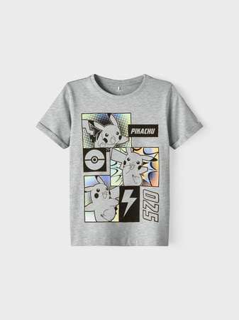 Name it zomer shirt jongens - grijs - pokemon - Nkmmalfo Name it zomer shirt jongens - grijs - pokemon - Nkmmalfo