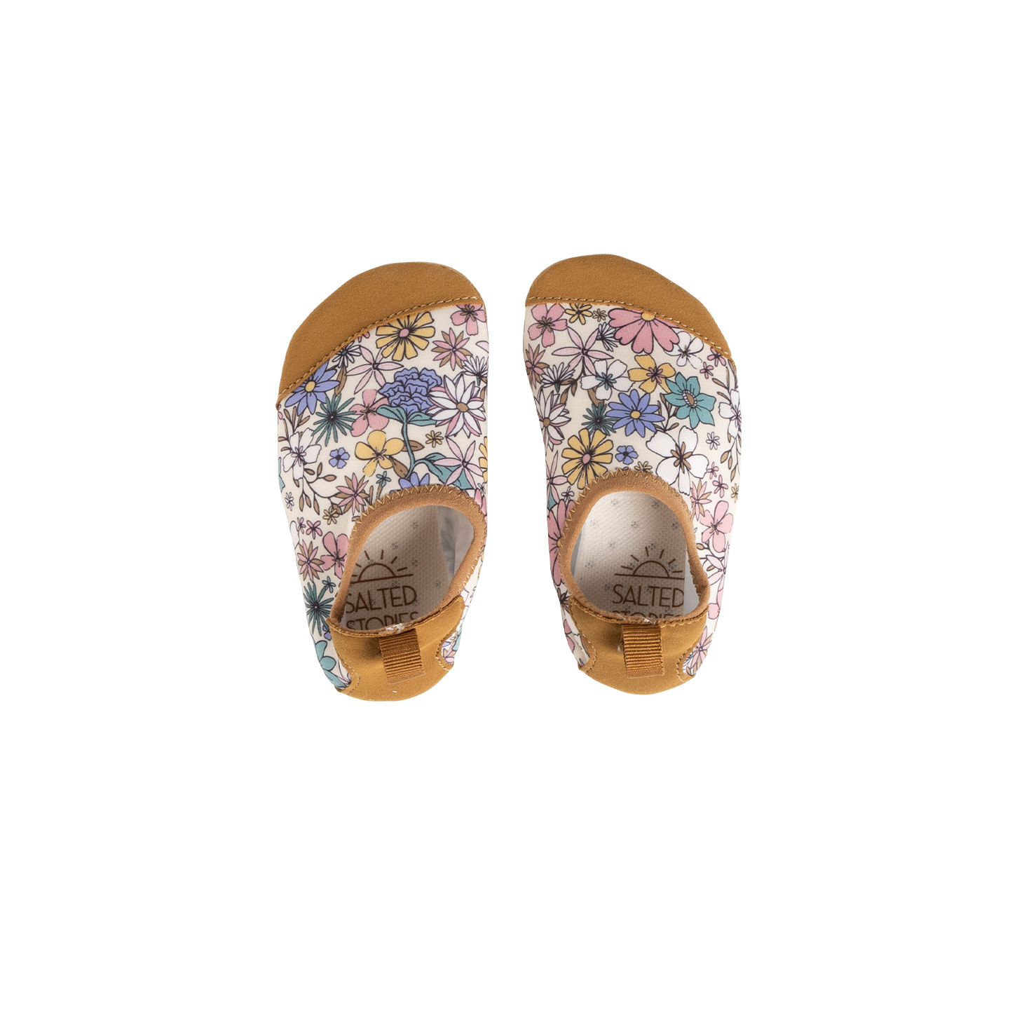 Salted Stories zomer waterschoenen meisjes - multi - Sparkly Fleurs Salted Stories zomer waterschoenen meisjes - multi - Sparkly Fleurs