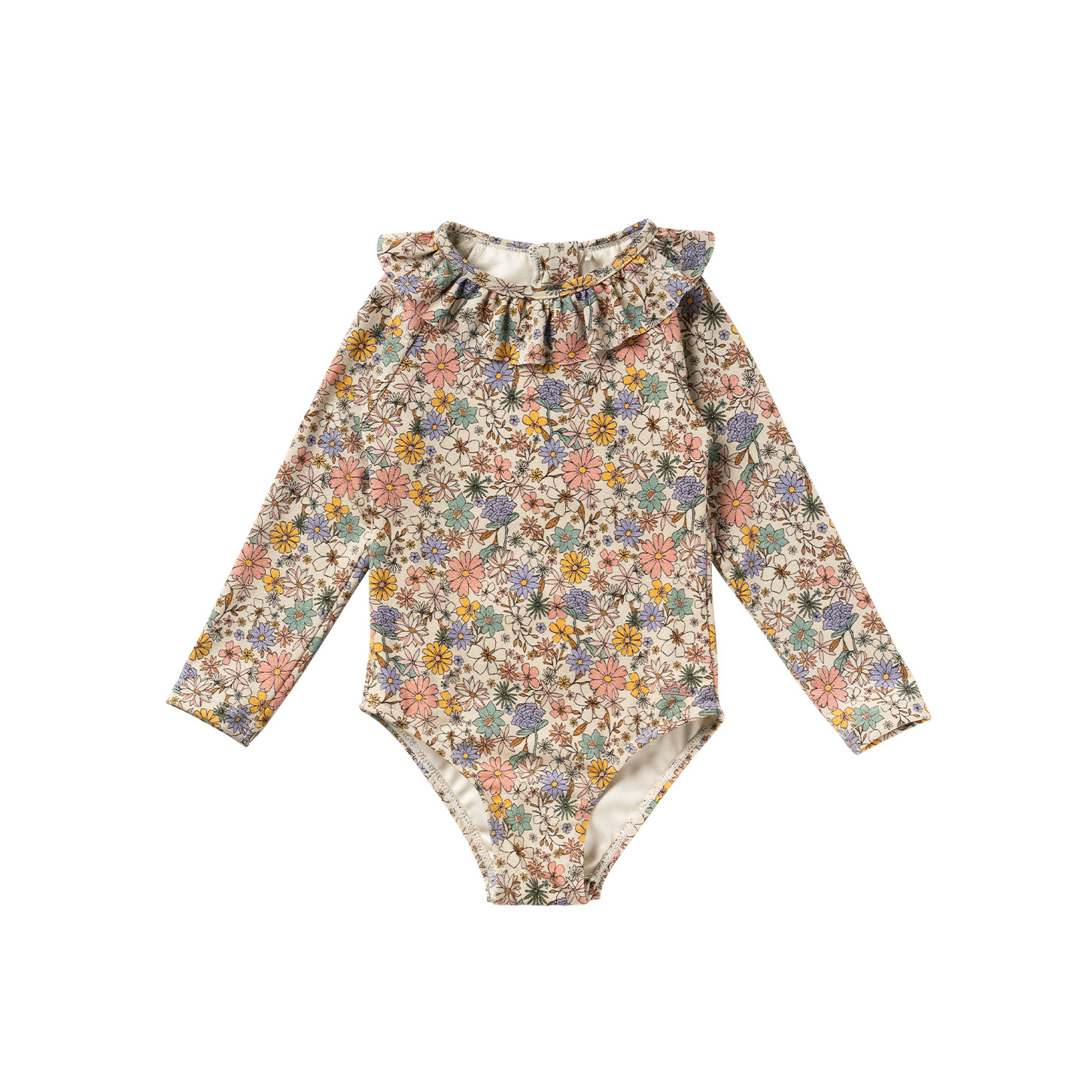 Salted Stories zomer badpak meisjes - multi - Sparkly Fleurs Salted Stories zomer badpak meisjes - multi - Sparkly Fleurs