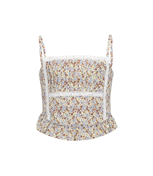 Frankie & Liberty Zomer top meisjes - multi - bloemenprint - Sterre