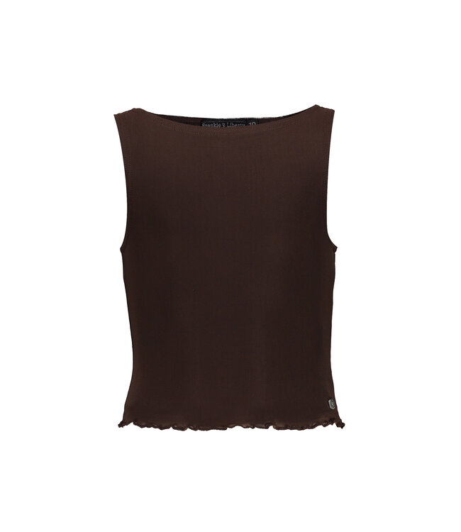 Frankie & Liberty Zomer top meisjes - bruin - Sadee