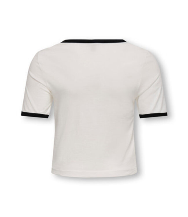 Kids ONLY zomer t-shirt S/S meisjes - off wit - Kognina