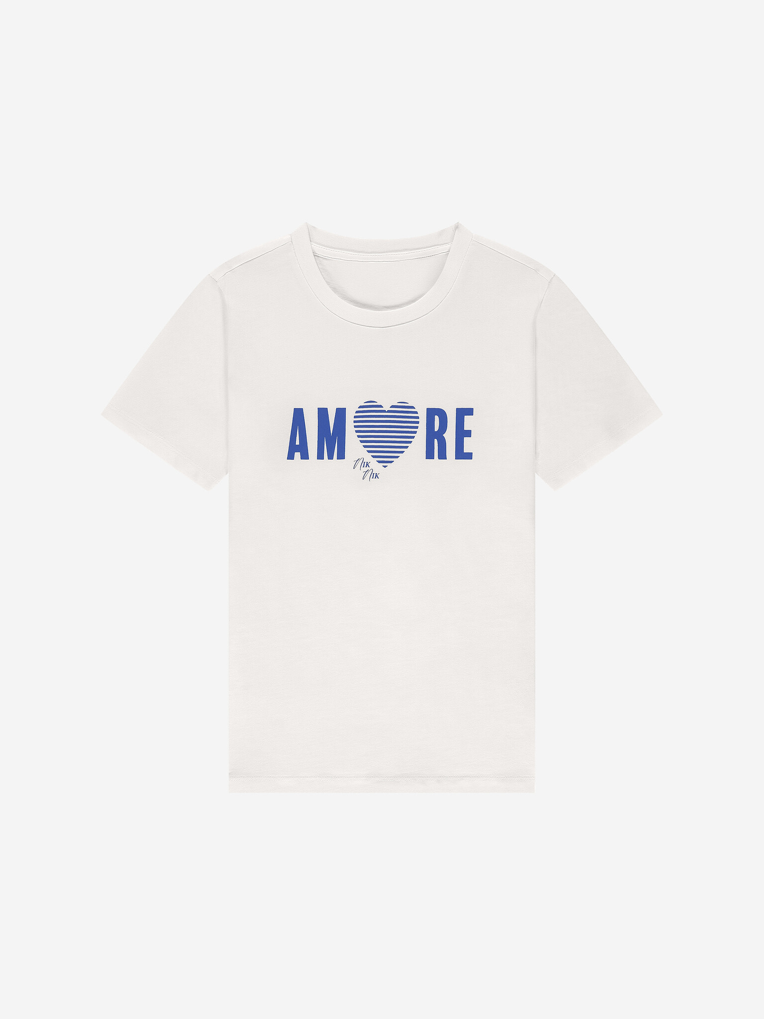 Nik&Nik zomer t-shirt meisjes - off wit - Amore Nik&Nik zomer t-shirt meisjes - off wit - Amore