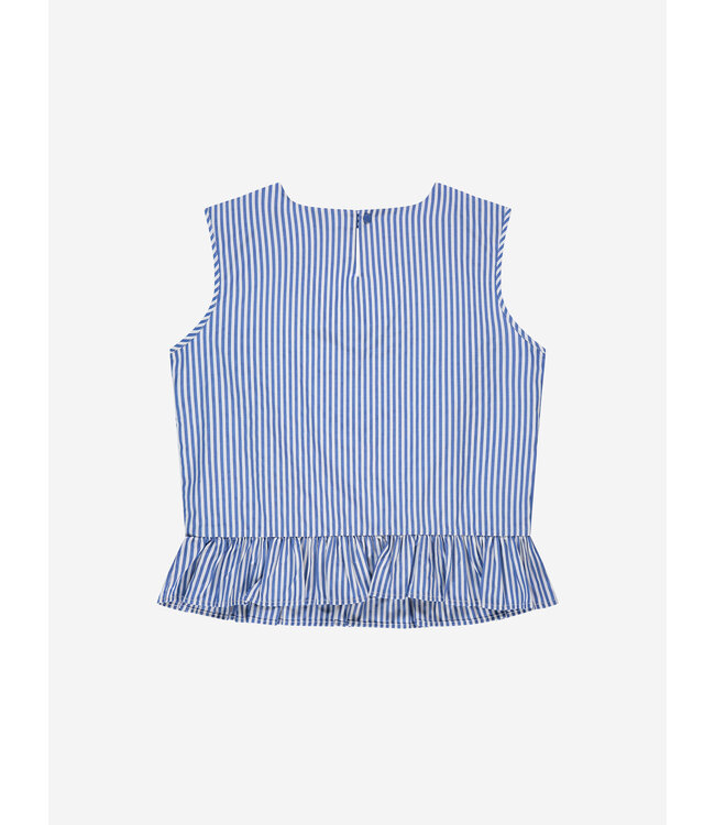 Nik&Nik zomer top meisjes - blauw / off wit  - Aava