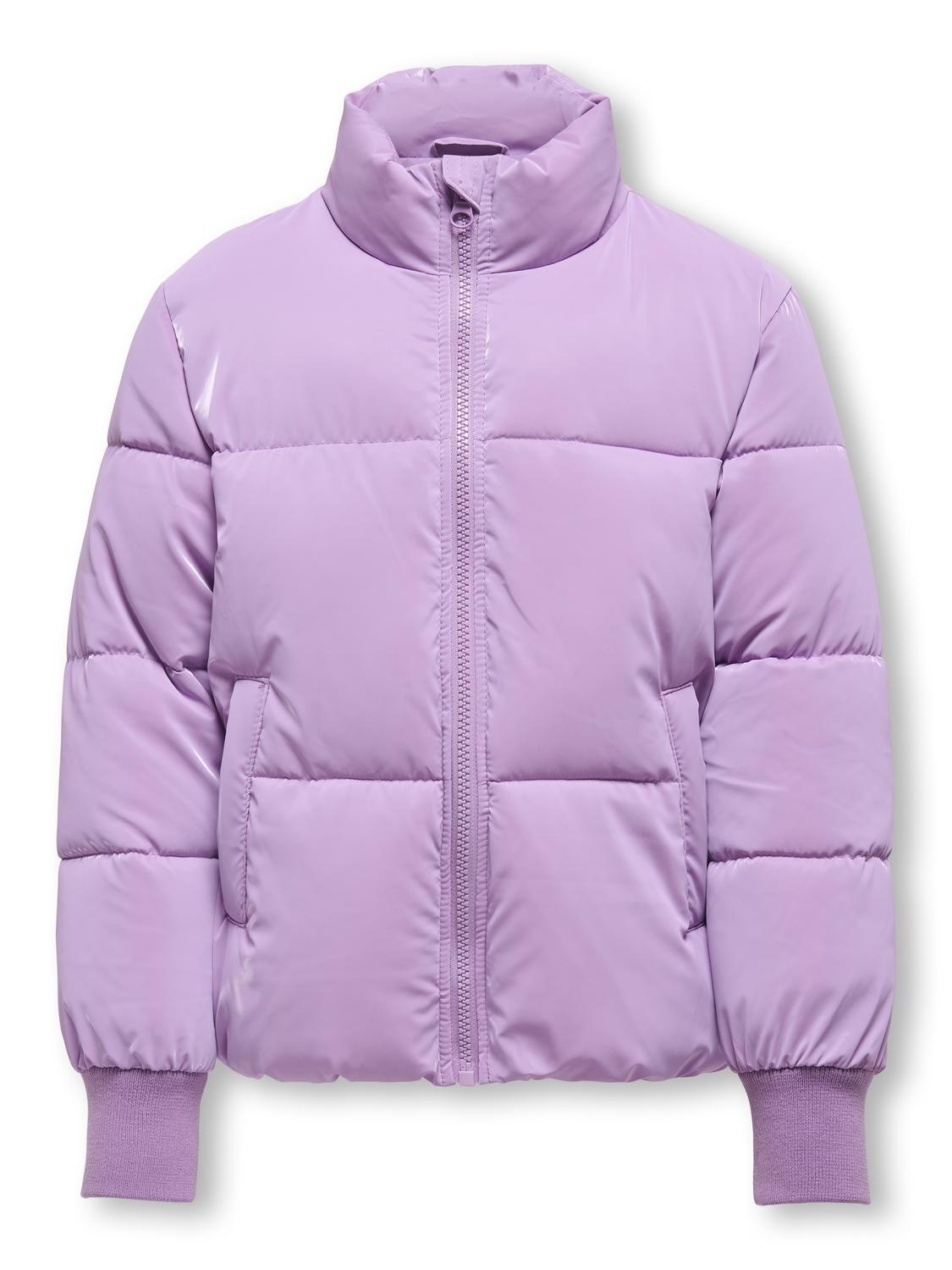 Kids ONLY winterjas meisjes puffer - paars - Kogelise Kids ONLY winterjas meisjes puffer - paars - Kogelise