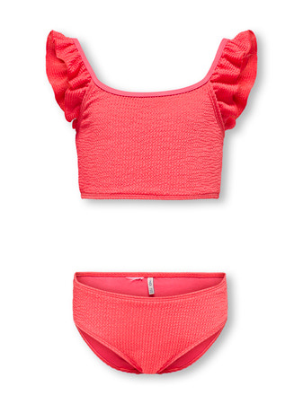Kids ONLY zomer bikini meisjes - koraal - Kogbeach Kids ONLY zomer bikini meisjes - koraal - Kogbeach