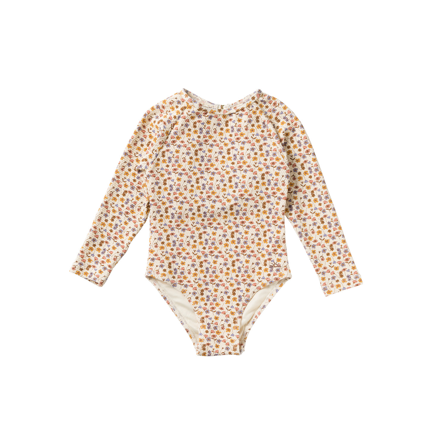 Salted Stories zomer badpak meisjes - geel - Flower bud Salted Stories zomer badpak meisjes - geel - Flower bud