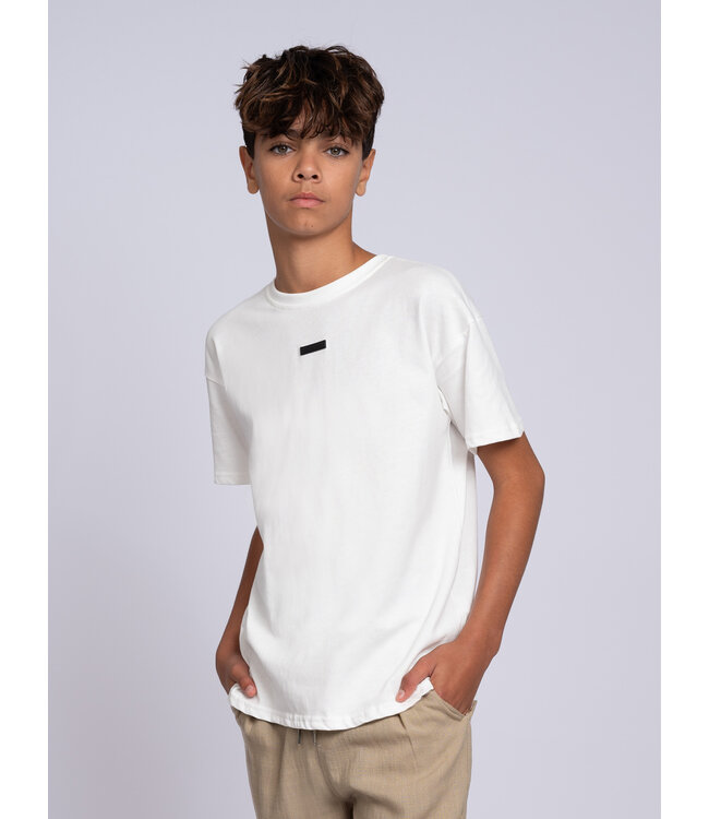 Nik&Nik zomer t-shirt jongens - off wit, oversized - Duuke