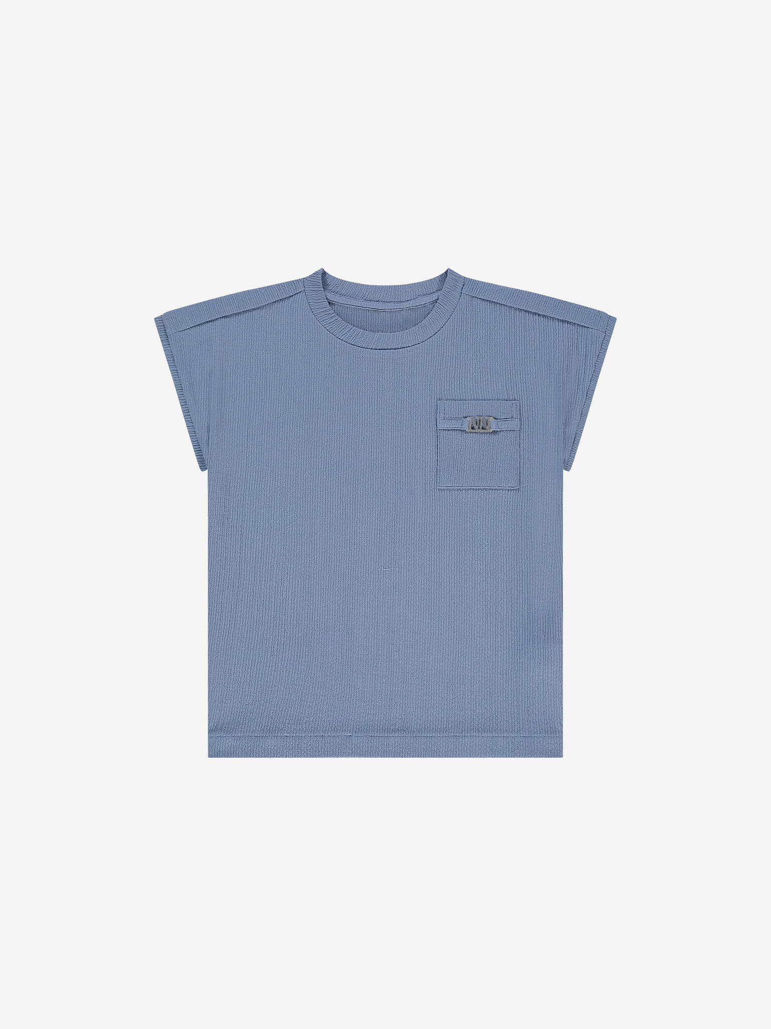 Nik&Nik zomer top meisjes - blauw - Aalicia Nik&Nik zomer top meisjes - blauw - Aalicia