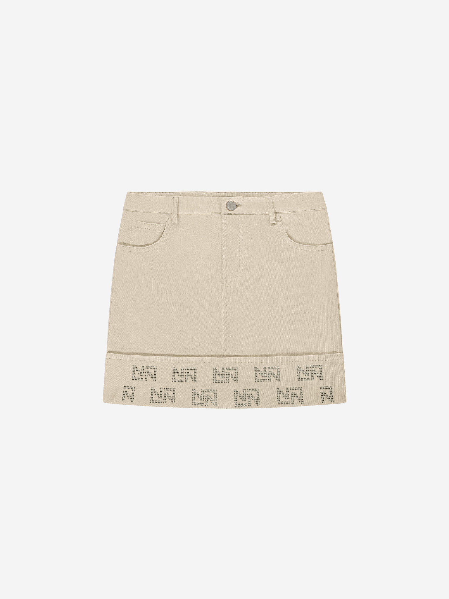 Nik&Nik zomer rok meisjes - taupe - Floor Nik&Nik zomer rok meisjes - taupe - Floor
