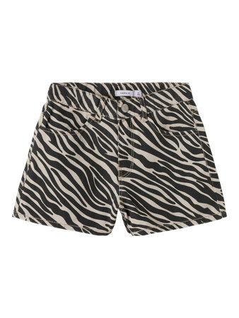Name it zomer short meisjes - grijs - mom fit - NkfRose Name it zomer short meisjes - grijs - mom fit - NkfRose
