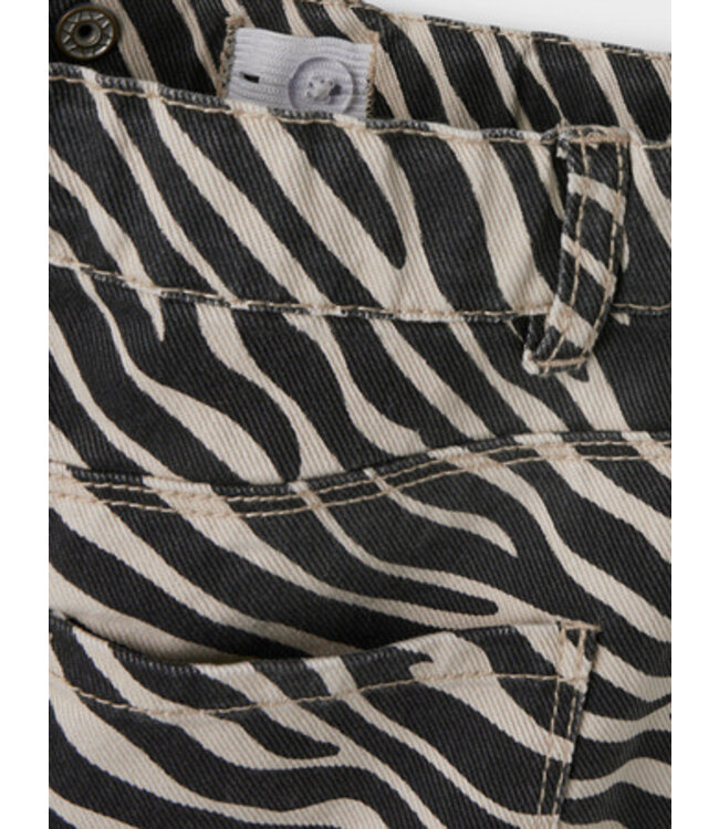 Name it zomer short meisjes - grijs - mom fit - NkfRose