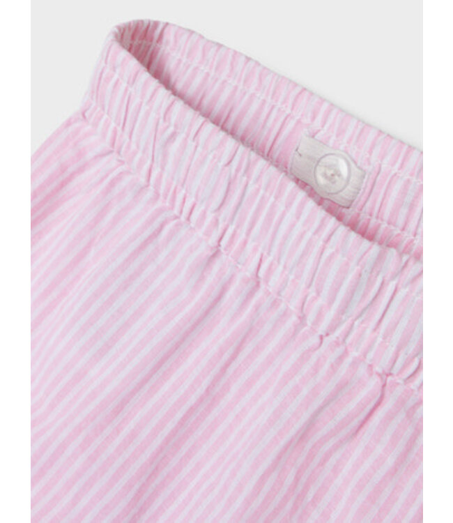 Name it zomer broek meisjes - roze - NknJela - wide leg fit