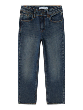 Name it zomer jeans broek jongens - donker blauw - NkmRyan - straight fit Name it zomer jeans broek jongens - donker blauw - NkmRyan - straight fit