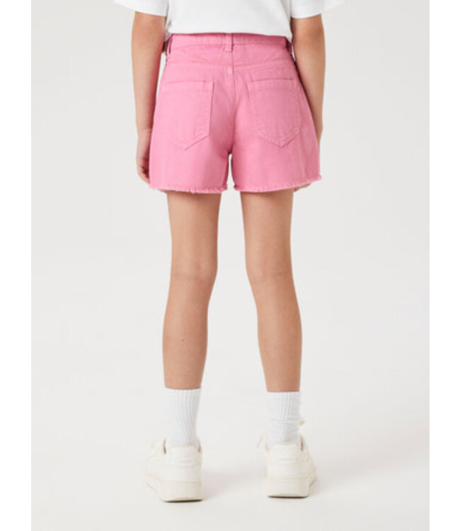 Name it zomer short meisjes - paars - NkfRose - mom fit