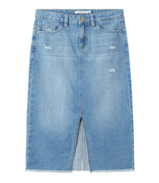 Name it zomer jeans rok lang - licht blauw denim - NkfKat