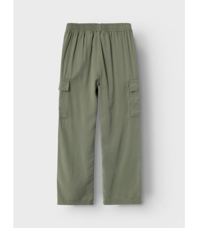 Name it zomer cargo broek meisjes - groen - straight fit - NkfBella