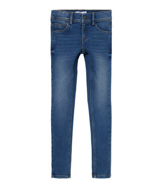 Name it zomer jeans broek meisjes - medium blauw - skinny fit - NkfPolly