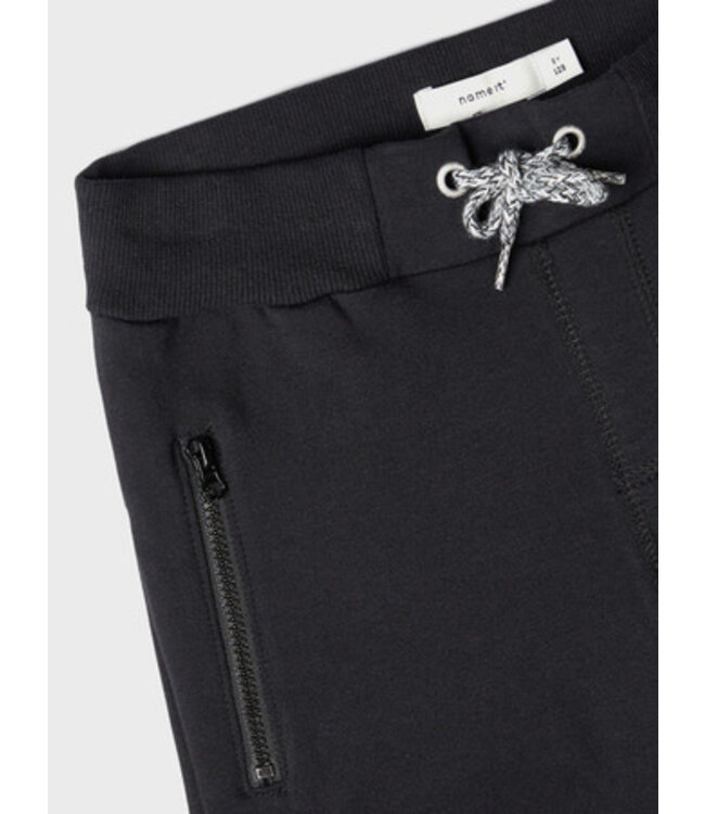 Name it zomer sweat broek jongens - zwart - NkmHonk