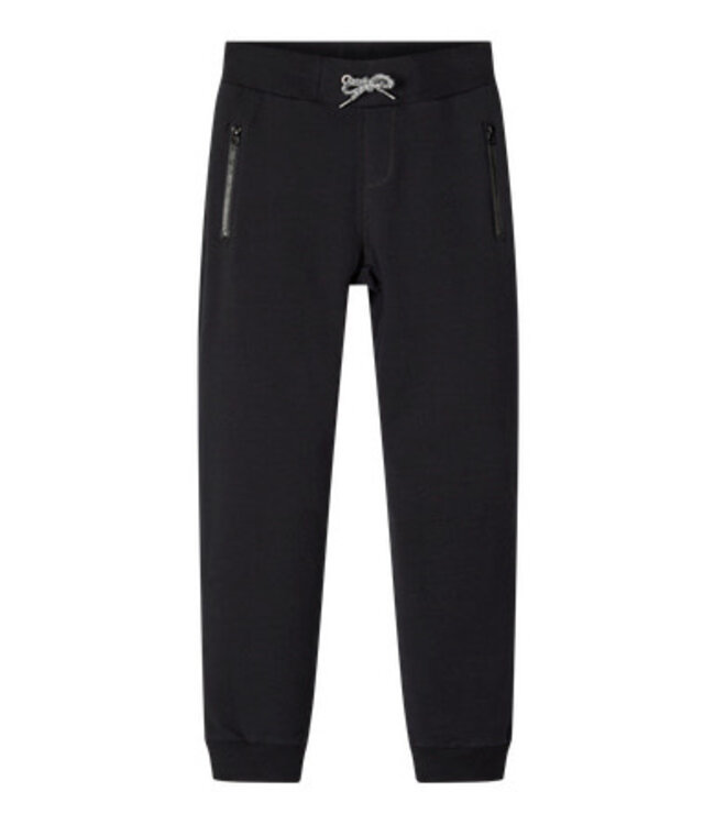 Name it zomer sweat broek jongens - zwart - NkmHonk
