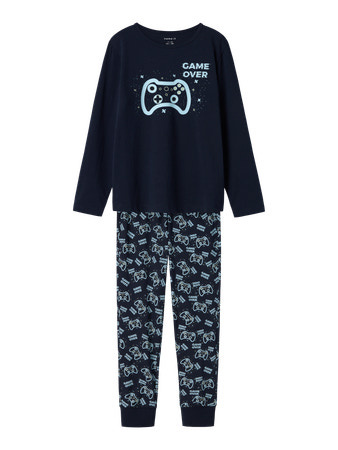 Name it zomer pyjama jongens - blauw - NkmNightset Name it zomer pyjama jongens - blauw - NkmNightset