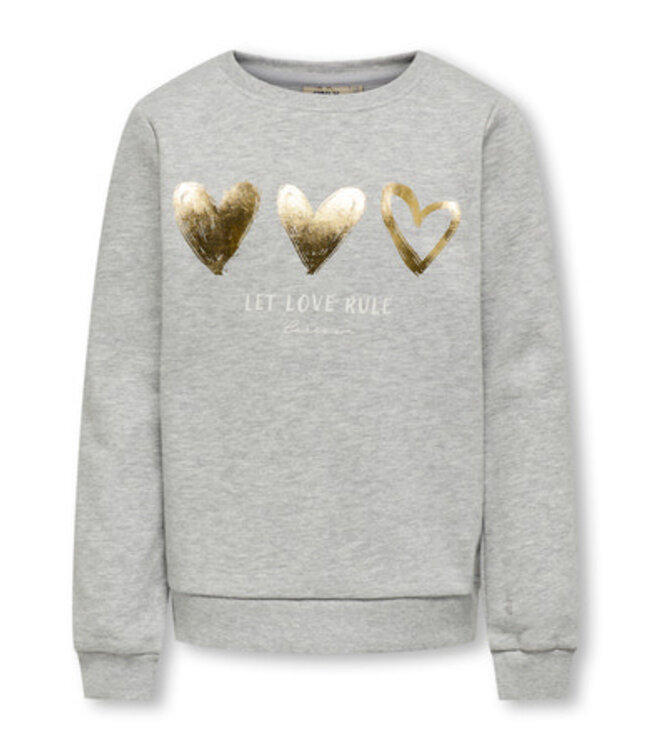 Kids ONLY winter sweater meisjes - grijs - KogMary - regular fit