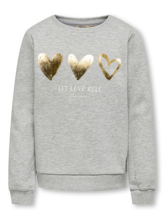 Kids ONLY winter sweater meisjes - grijs - KogMary - regular fit Kids ONLY winter sweater meisjes - grijs - KogMary - regular fit