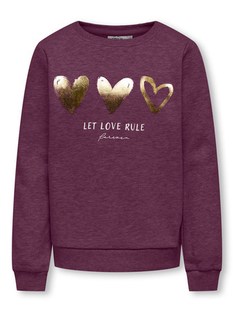 Kids ONLY winter sweater meisjes - paars - KogMary - regular fit Kids ONLY winter sweater meisjes - paars - KogMary - regular fit