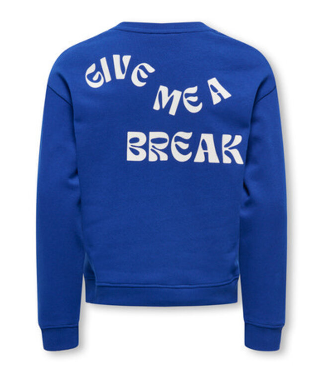 Kids ONLY winter sweater meisjes - blauw - KogCamine - regular fit