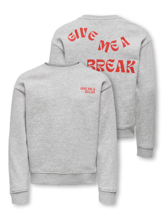 Kids ONLY winter sweater meisjes - grijs - KogCamine - regular fit Kids ONLY winter sweater meisjes - grijs - KogCamine - regular fit