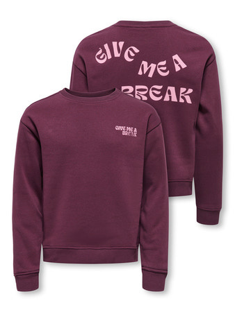 Kids ONLY winter sweater meisjes - paars - KogCamine - regular fit Kids ONLY winter sweater meisjes - paars - KogCamine - regular fit