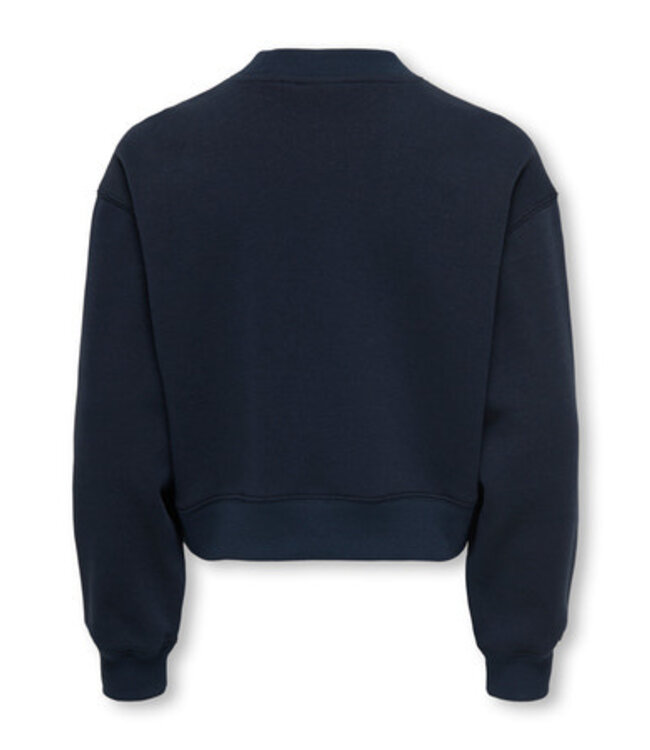 Kids ONLY winter sweater meisjes - blauw - KogEvelisa - cropped fit