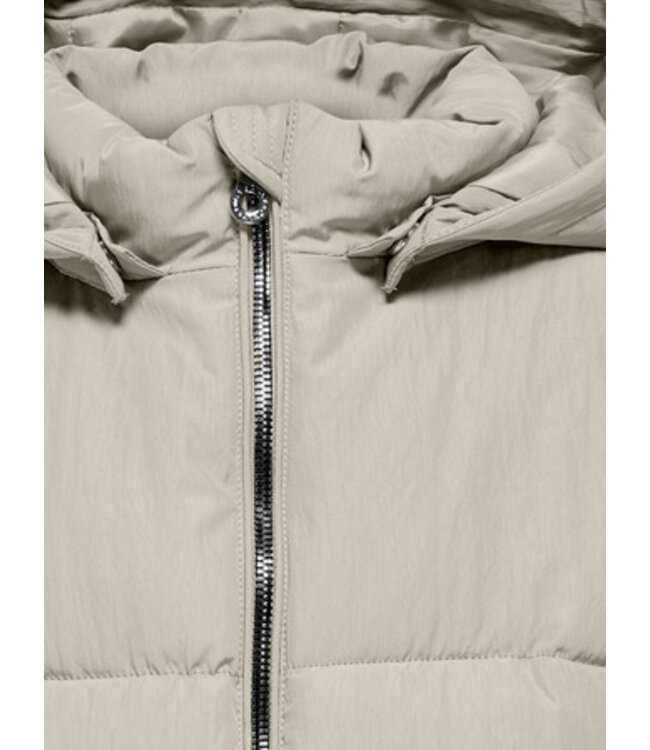 Kids ONLY winter winterjas meisjes - grijs - KogDolly - puffer